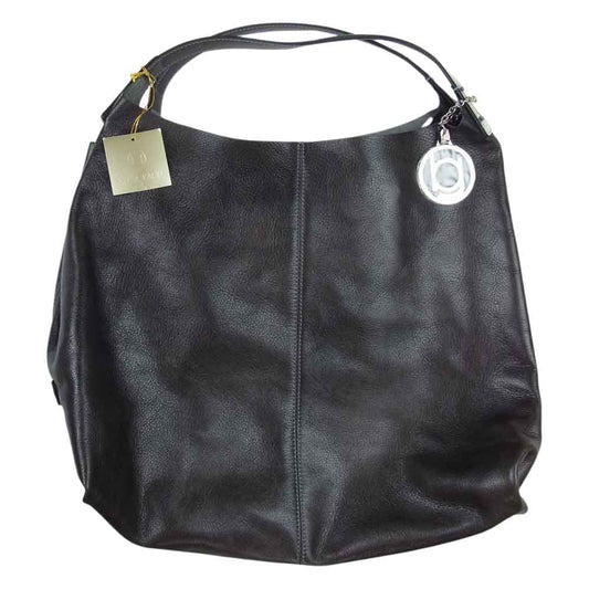BEAUGRAND ボーグラン 本クロコ切替 カウレザー トートバッグ バッグインバッグ付属 ダークブラウン系【極上美品】【中古】