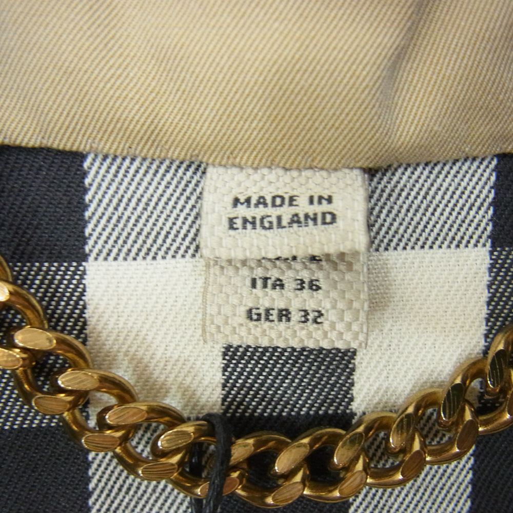 BURBERRY バーバリー 3900458-1003 THE KENSINGTON LONG ケンジントン ロング トレンチコート ベージュ系 UK 4【美品】【中古】