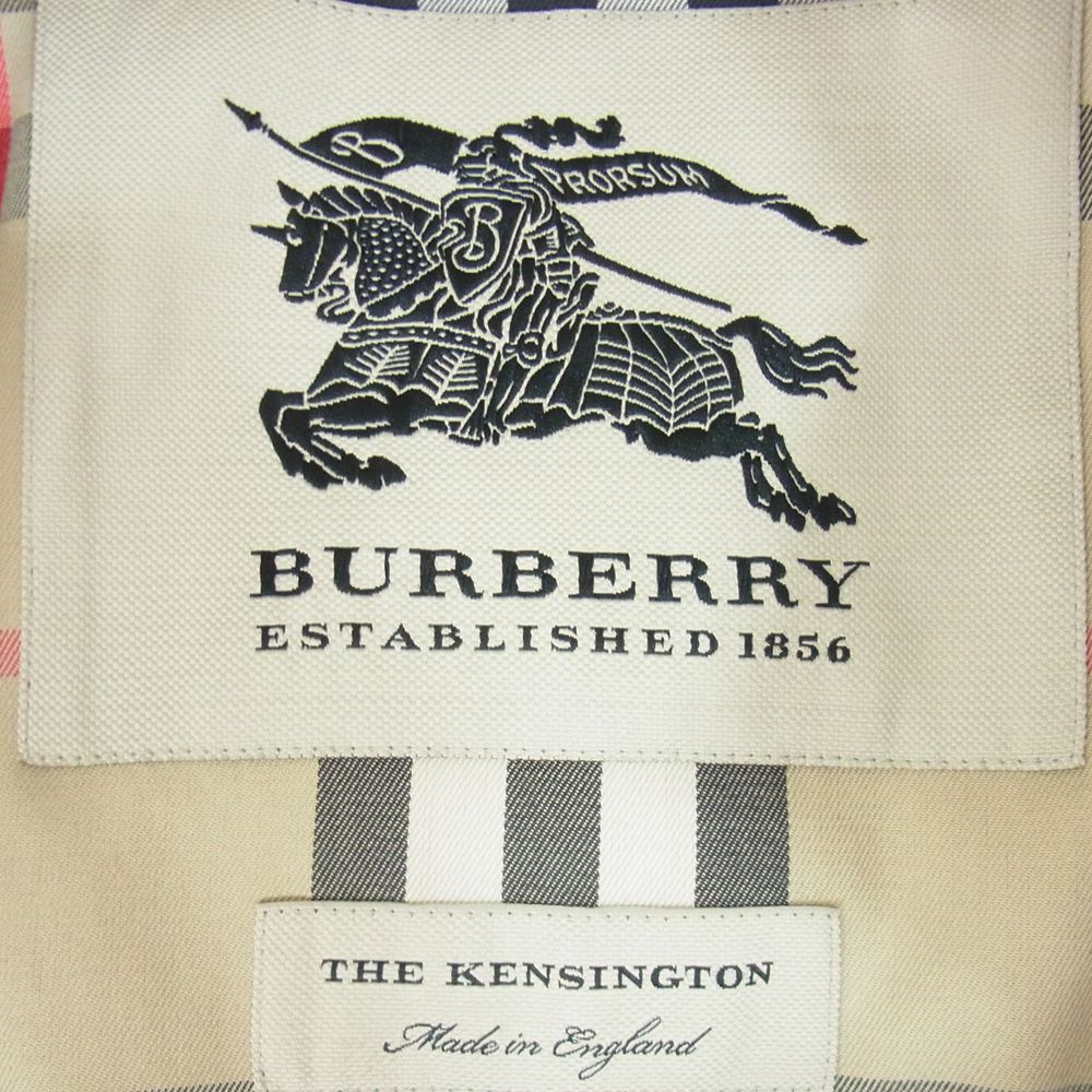 BURBERRY バーバリー 3900458-1003 THE KENSINGTON LONG ケンジントン ロング トレンチコート ベージュ系 UK 4【美品】【中古】