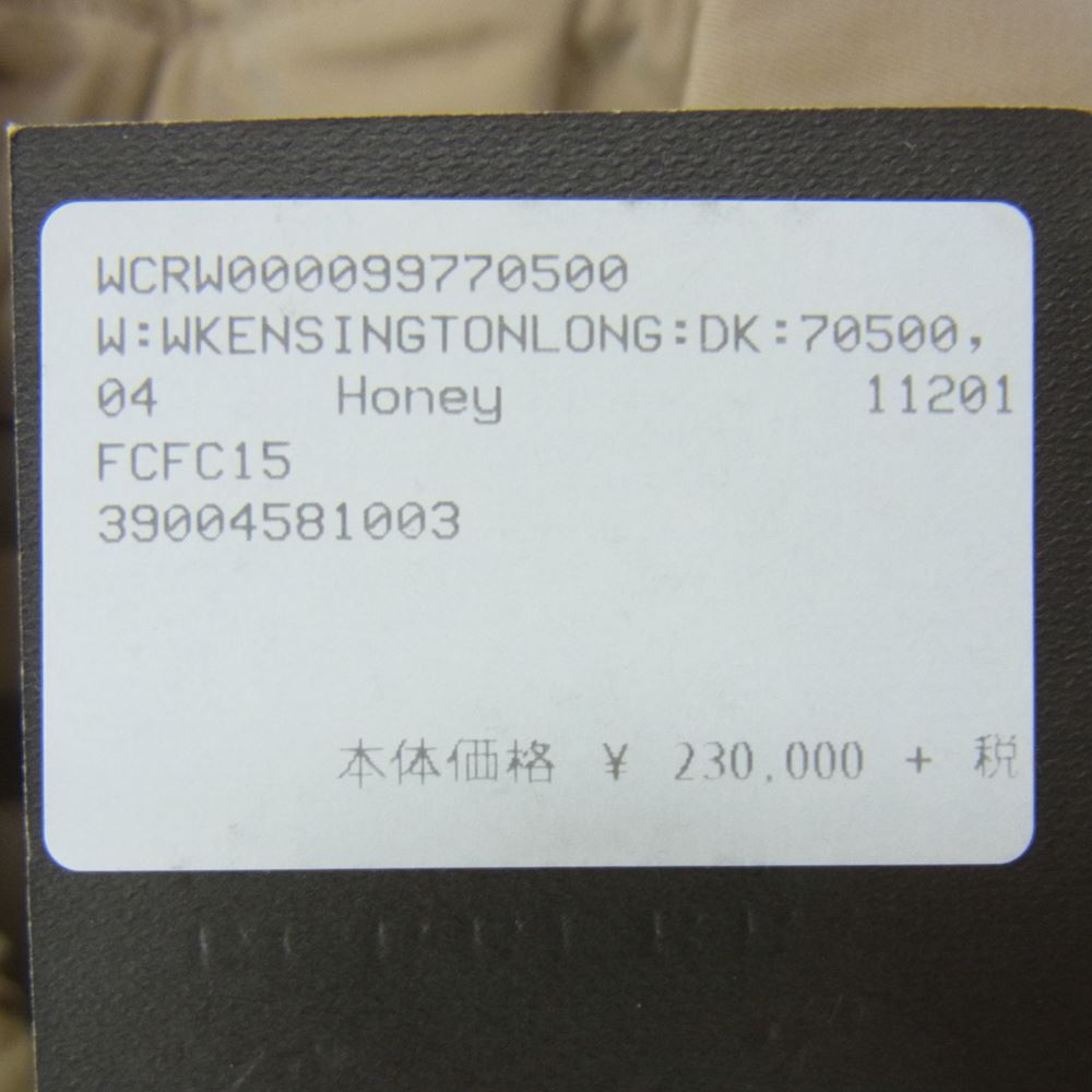 BURBERRY バーバリー 3900458-1003 THE KENSINGTON LONG ケンジントン ロング トレンチコート ベージュ系 UK 4【美品】【中古】