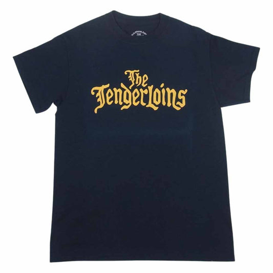 TENDERLOIN テンダーロイン ロゴプリント 半袖 TEE Tシャツ ネイビー系 S【中古】