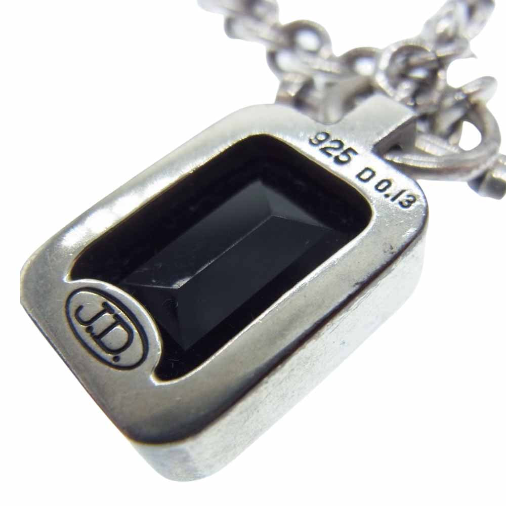 Justin Davis ジャスティンデイビス SNJ115 EMINEM エミネム オニキス ダイヤ シルバー ネックレス シルバー系【中古】