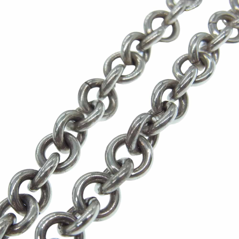 Justin Davis ジャスティンデイビス SNJ115 EMINEM エミネム オニキス ダイヤ シルバー ネックレス シルバー系【中古】