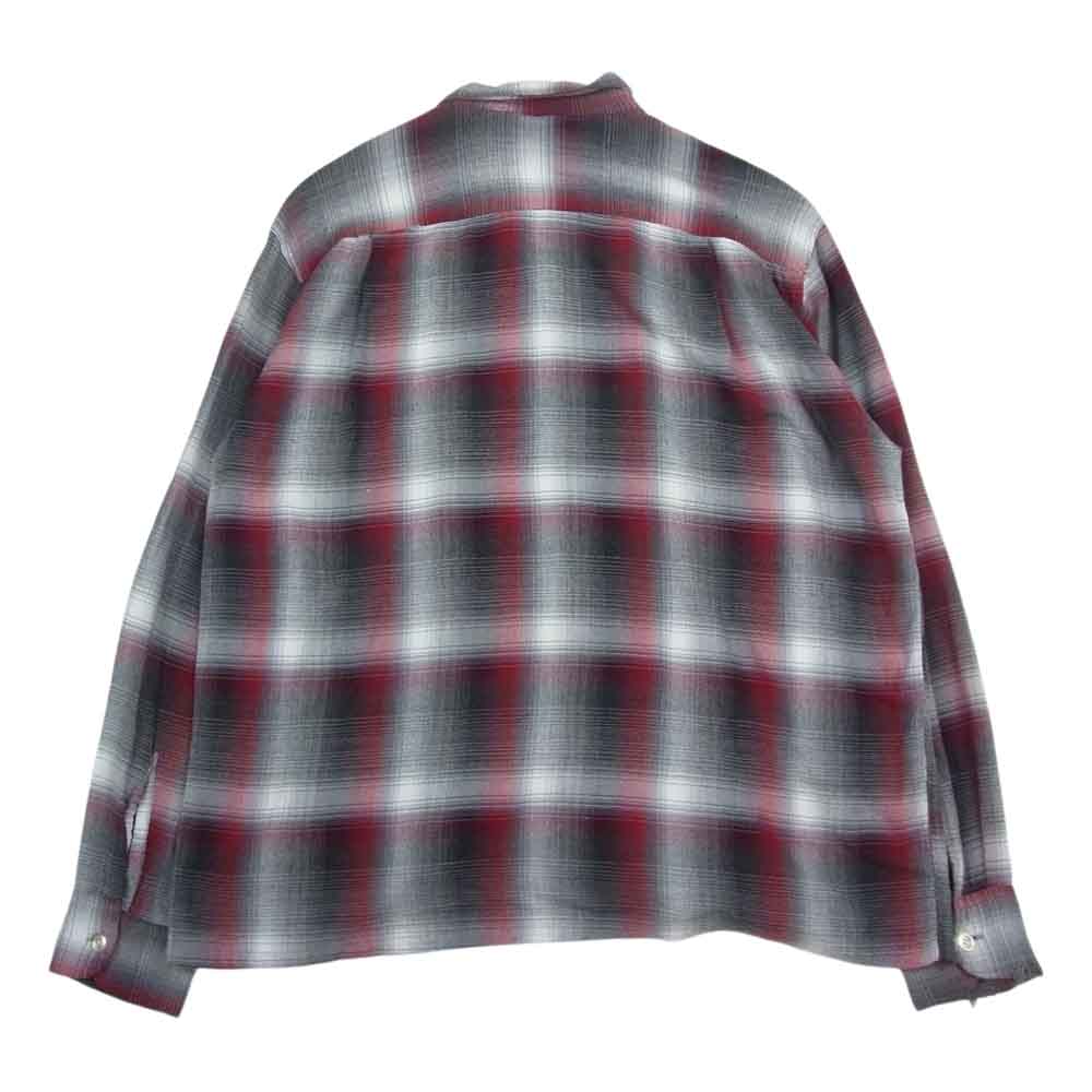 タウンクラフト 船タグ 60s シャドーチェック レーヨンシャツ レッド グレー系 レッド系【中古】