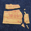 Levi's リーバイス 60s 70s 501bigE Sタイプ 刻印6 足長R Vステッチ 赤耳 デニムパンツ W28 L28【美品】【中古】