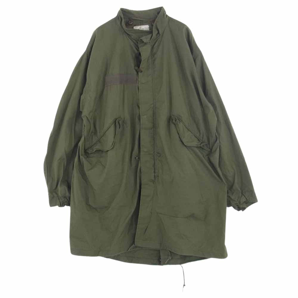 米軍 8415-00-782-3218 ヴィンテージ 80s M-65フィッシュテールコート モッズパーカ ライナー無 カーキ系【中古】