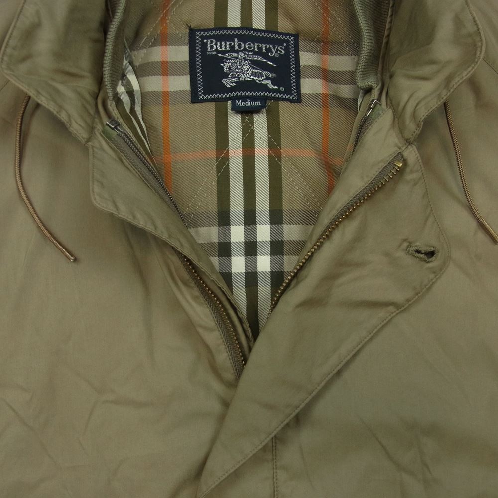 BURBERRY バーバリー チェック ライナー付き ブルゾン ジャケット ベージュ系 M【中古】