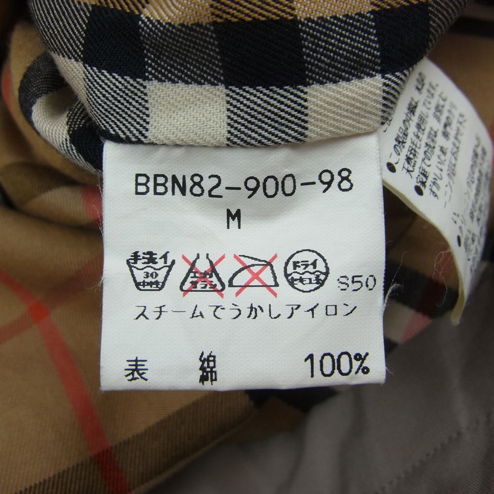 BURBERRY バーバリー 中綿 チェック ライナー付き 着脱式フード付き コート  カーキ系 M【中古】