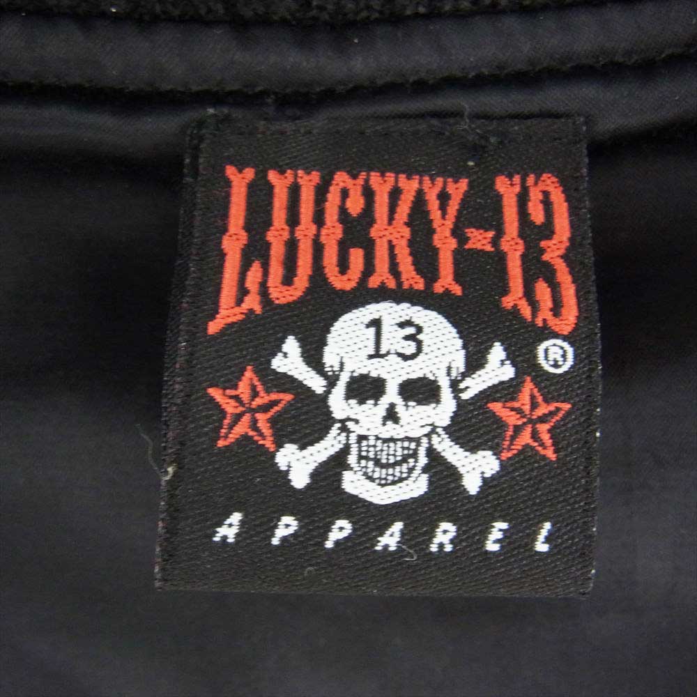 ラッキー13 マリアスカル スカジャン ブラック系 M【中古】