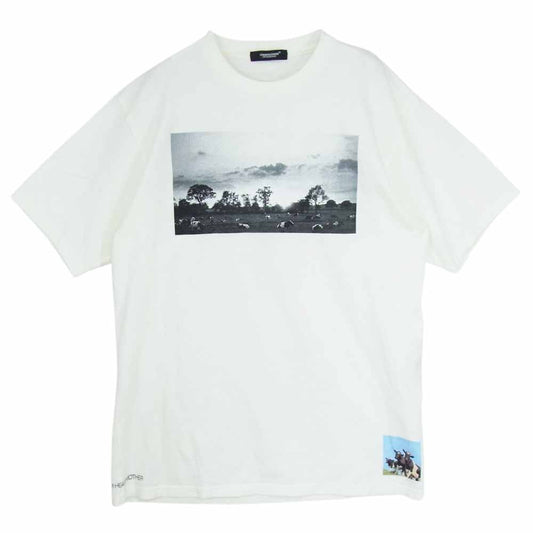 UNDERCOVER アンダーカバー 23SS  UC1C3816 PINK FLOID ピンクフロイド S/S TEE  グラフィック コットン 半袖 Tシャツ ホワイト系 3【中古】