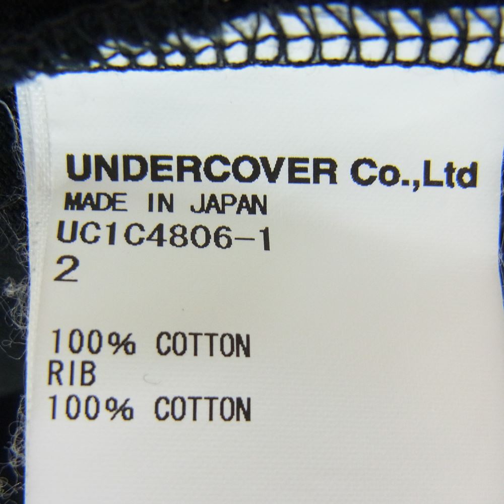 UNDERCOVER アンダーカバー 23SS UC1C4806-1 PINKFLOYD ピンクフロイド S/S TEE コットン 半袖 Ｔシャツ ブラック系 2【中古】