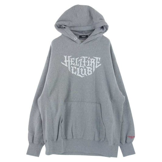 UNDERCOVER アンダーカバー 22AW  UC2B9817-2   Netflix Stranger Things Hellfire Club スウェット パーカー グレー系 4【新古品】【未使用】【中古】