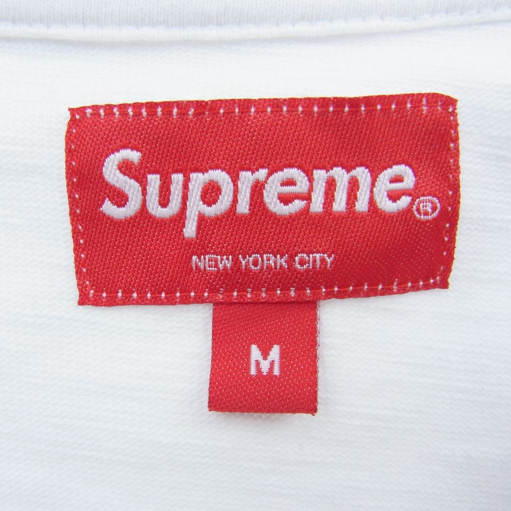 Supreme シュプリーム 21SS s/s pocket tee ポケット Tシャツ ホワイト系 M【中古】