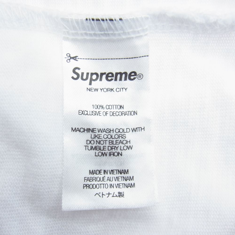 Supreme シュプリーム 21SS s/s pocket tee ポケット Tシャツ ホワイト系 M【中古】