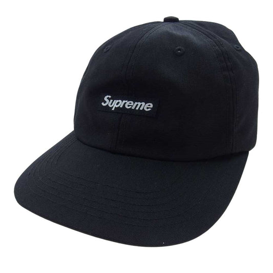 Supreme シュプリーム 20AW cordura small box 6-panel コーデュラ スモール ボックス ロゴ キャップ ブラック系【極上美品】【中古】