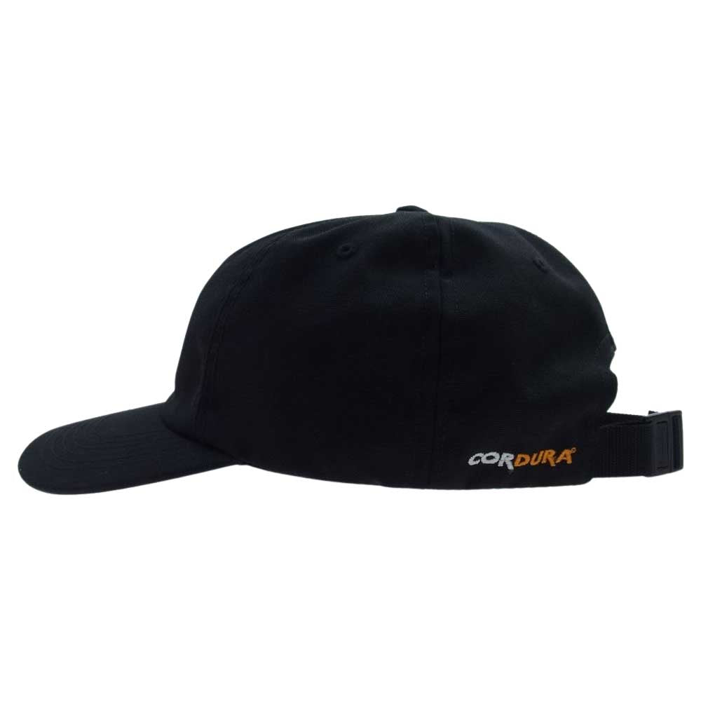 Supreme シュプリーム 20AW cordura small box 6-panel コーデュラ スモール ボックス ロゴ キャップ ブラック系【極上美品】【中古】