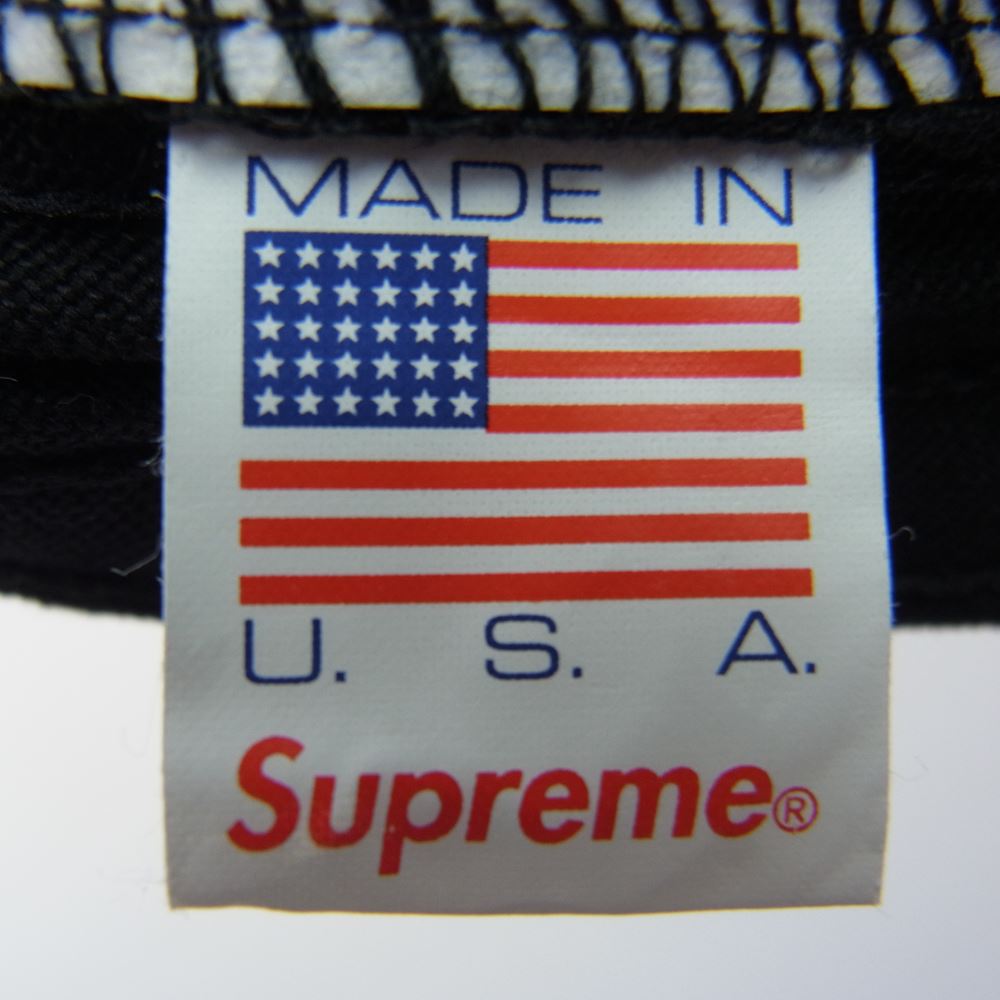 Supreme シュプリーム 20AW cordura small box 6-panel コーデュラ スモール ボックス ロゴ キャップ ブラック系【極上美品】【中古】