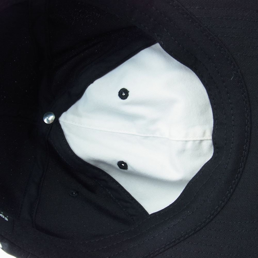 Supreme シュプリーム 20AW cordura small box 6-panel コーデュラ スモール ボックス ロゴ キャップ ブラック系【極上美品】【中古】