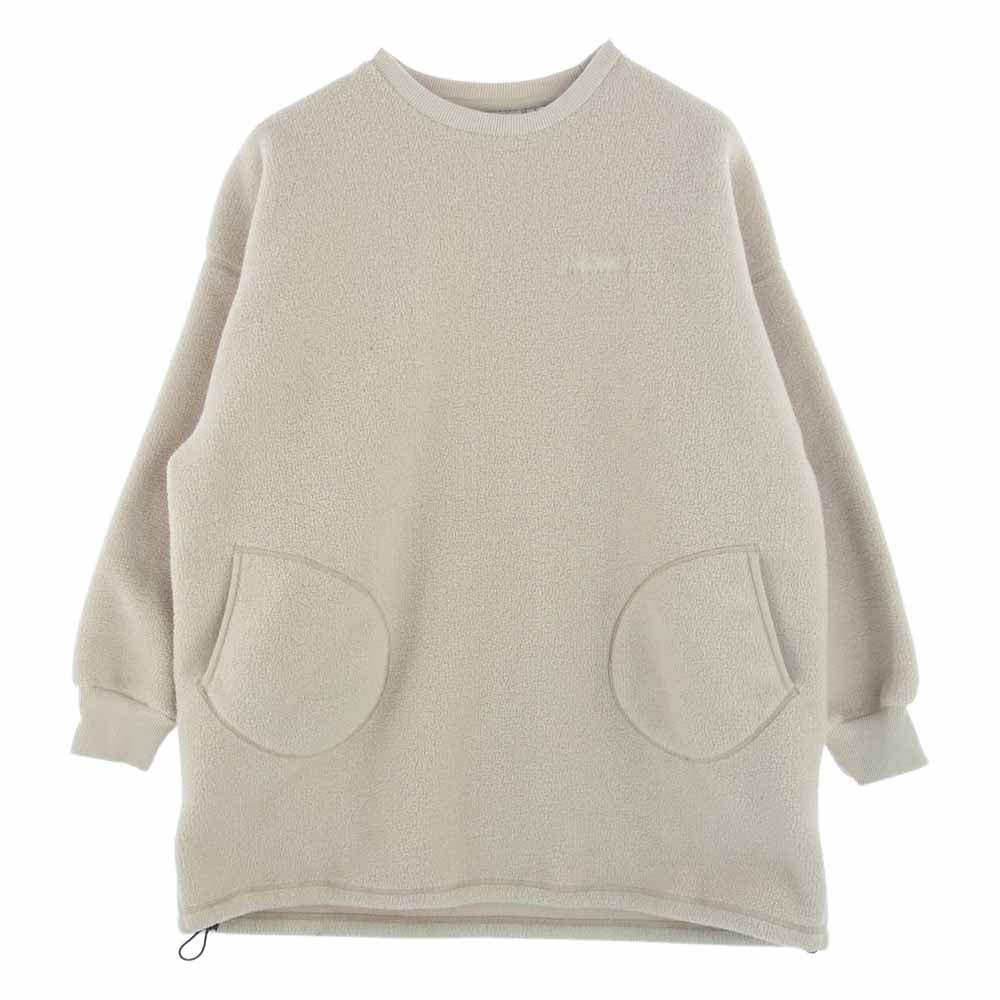 Gramicci グラミチ GLJK-21F2014 クルーネック フリースロング スウェット オフホワイト系 F【中古】