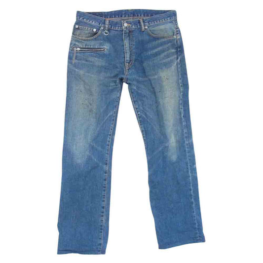 SOPHNET. ソフネット SOPH-67068 ペンキ加工 12oz デニム パンツ インディゴブルー系 XL【中古】