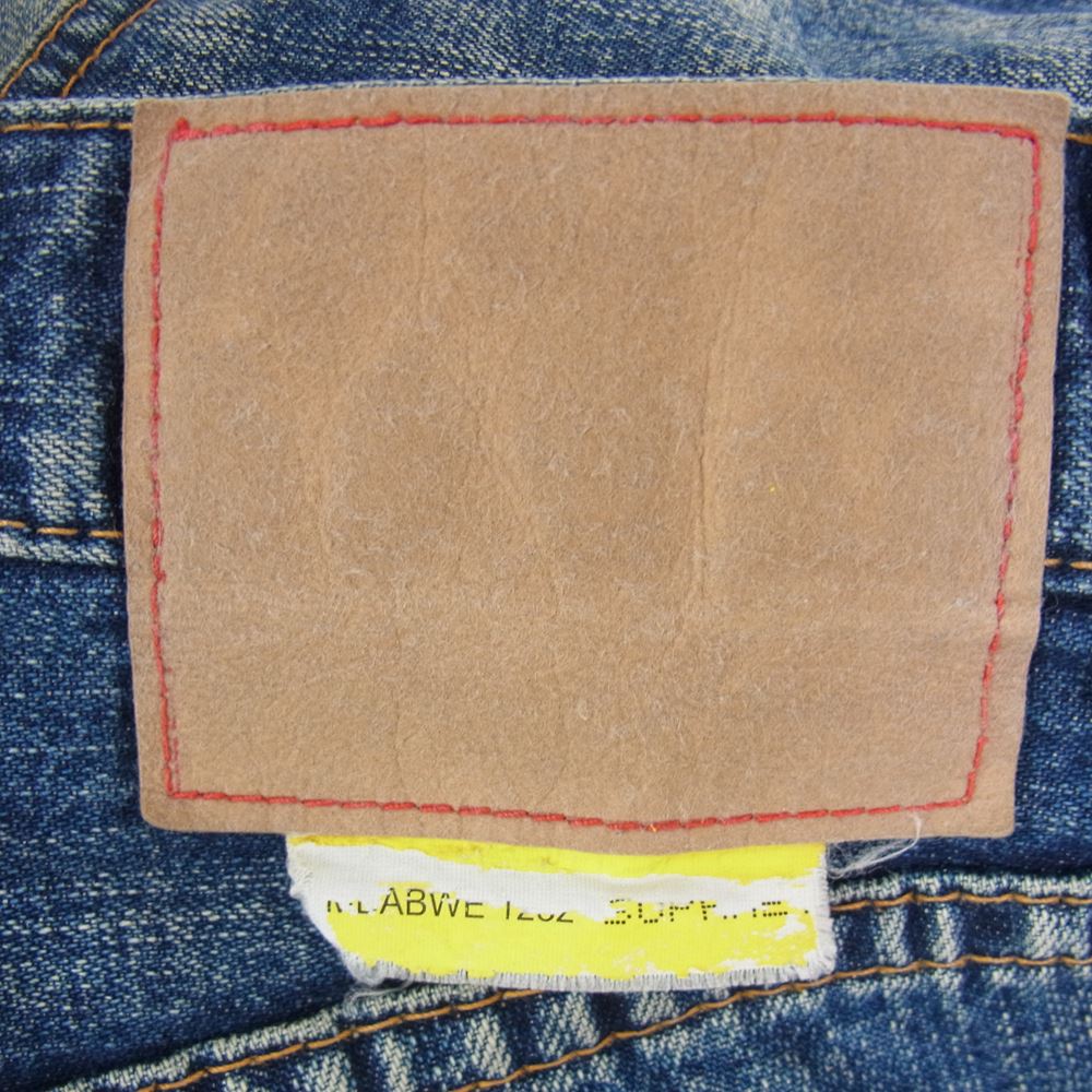 SOPHNET. ソフネット SOPH-67068 ペンキ加工 12oz デニム パンツ インディゴブルー系 XL【中古】