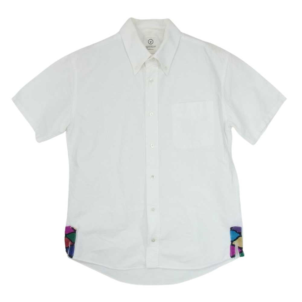 VISVIM ビズビム サイドチマヨ 半袖 BD シャツ ホワイト系 S【中古】