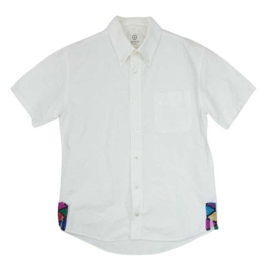 VISVIM ビズビム サイドチマヨ 半袖 BD シャツ ホワイト系 S【中古】