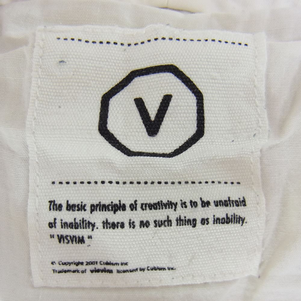 VISVIM ビズビム チノ パンツ アルミボタン ベージュ系 M【中古】