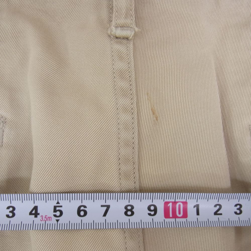 VISVIM ビズビム チノ パンツ アルミボタン ベージュ系 M【中古】