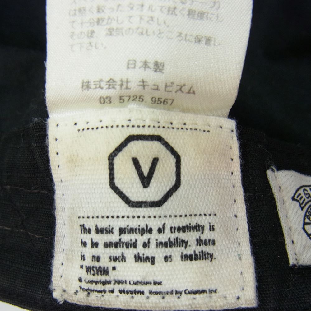 VISVIM ビズビム ENGINEER CAP エンジニア キャップ ワーク キャップ ブラック系【中古】