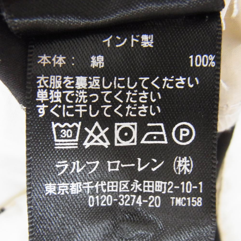 RRL ダブルアールエル オープンカラー 半袖 パッチワーク ブロック チェック シャツ ブラック系 M【中古】