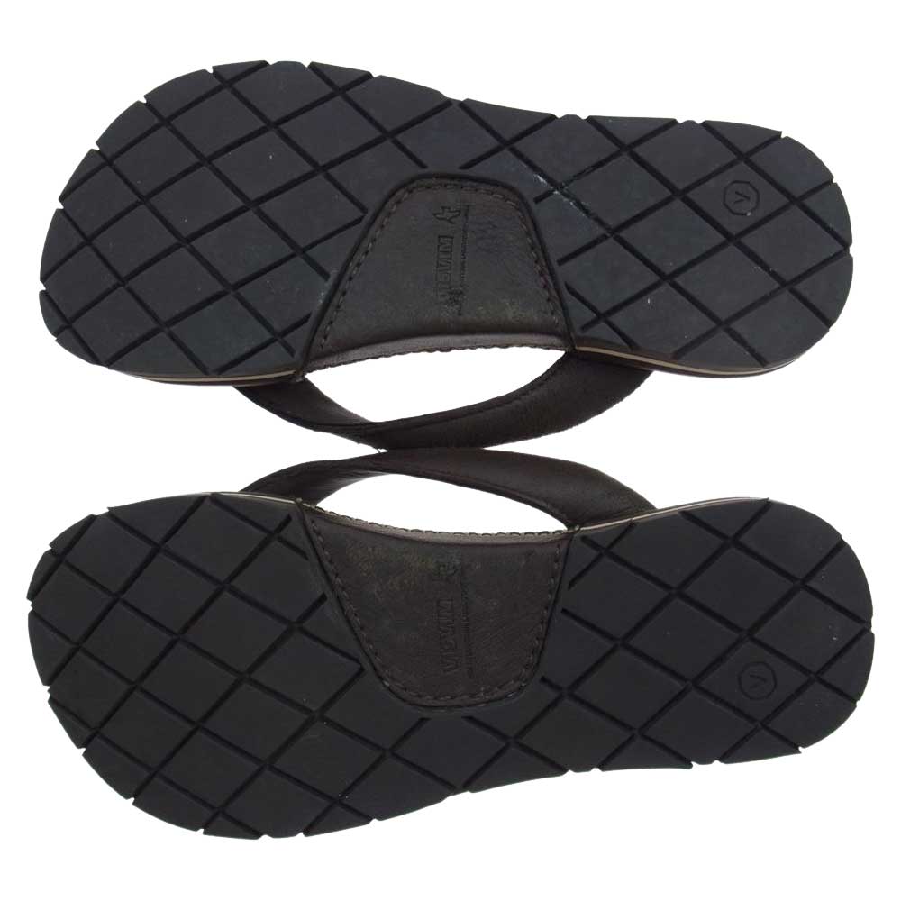 VISVIM ビズビム LAMA SANDAL-FOLK ラマ レザー サンダル ブラウン系 M【中古】