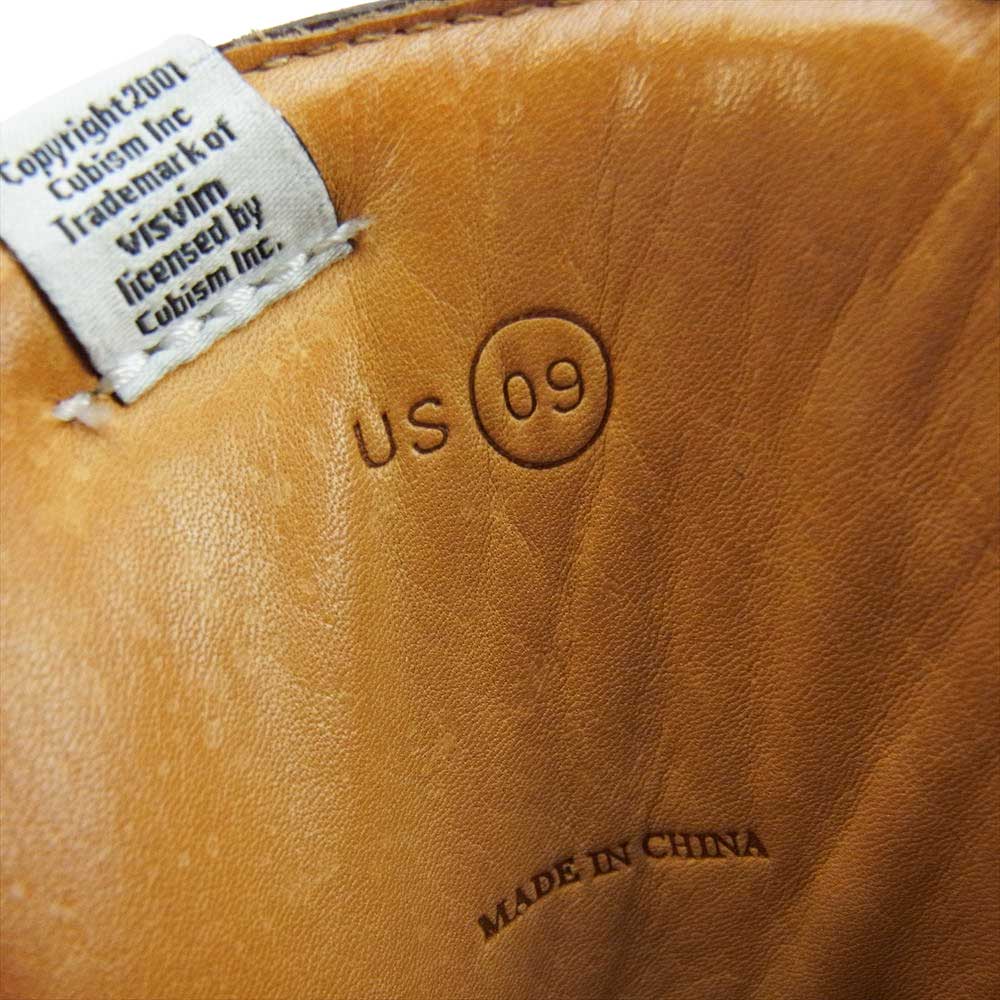 VISVIM ビズビム  V10007304 WHYMPER BOOTS-FOLK ウィンパー ブーツ ブラウン系 27cm【中古】