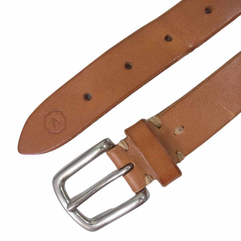 VISVIM ビズビム CONCHO BELT コンチョ レザー ベルト ブラウン系【中古】