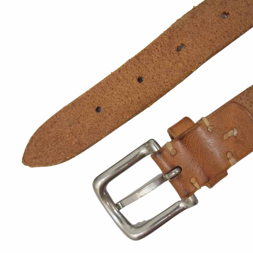 VISVIM ビズビム CONCHO BELT コンチョ レザー ベルト ブラウン系【中古】