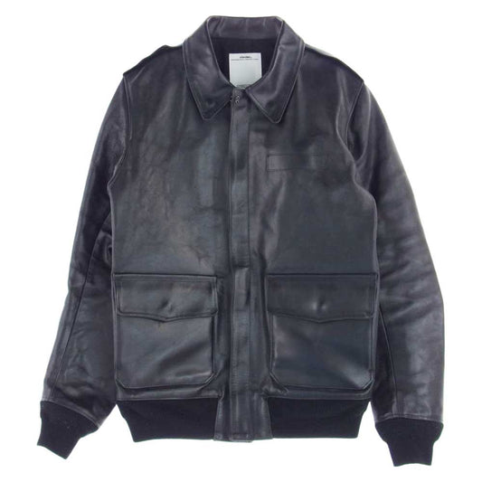 VISVIM ビズビム 10AW  VS0001561 ELMENDORF JACKET HORSE HIDE ホースハイド レザー ジャケット ブラック系 M【中古】