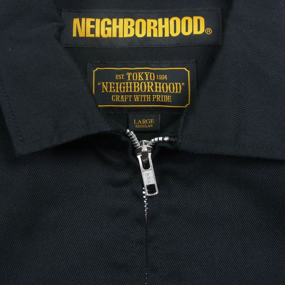 NEIGHBORHOOD ネイバーフッド 191SPNH-JKM01 DRIZZLER EC-JKT スイングトップ ジャケット ブラック系 L【中古】
