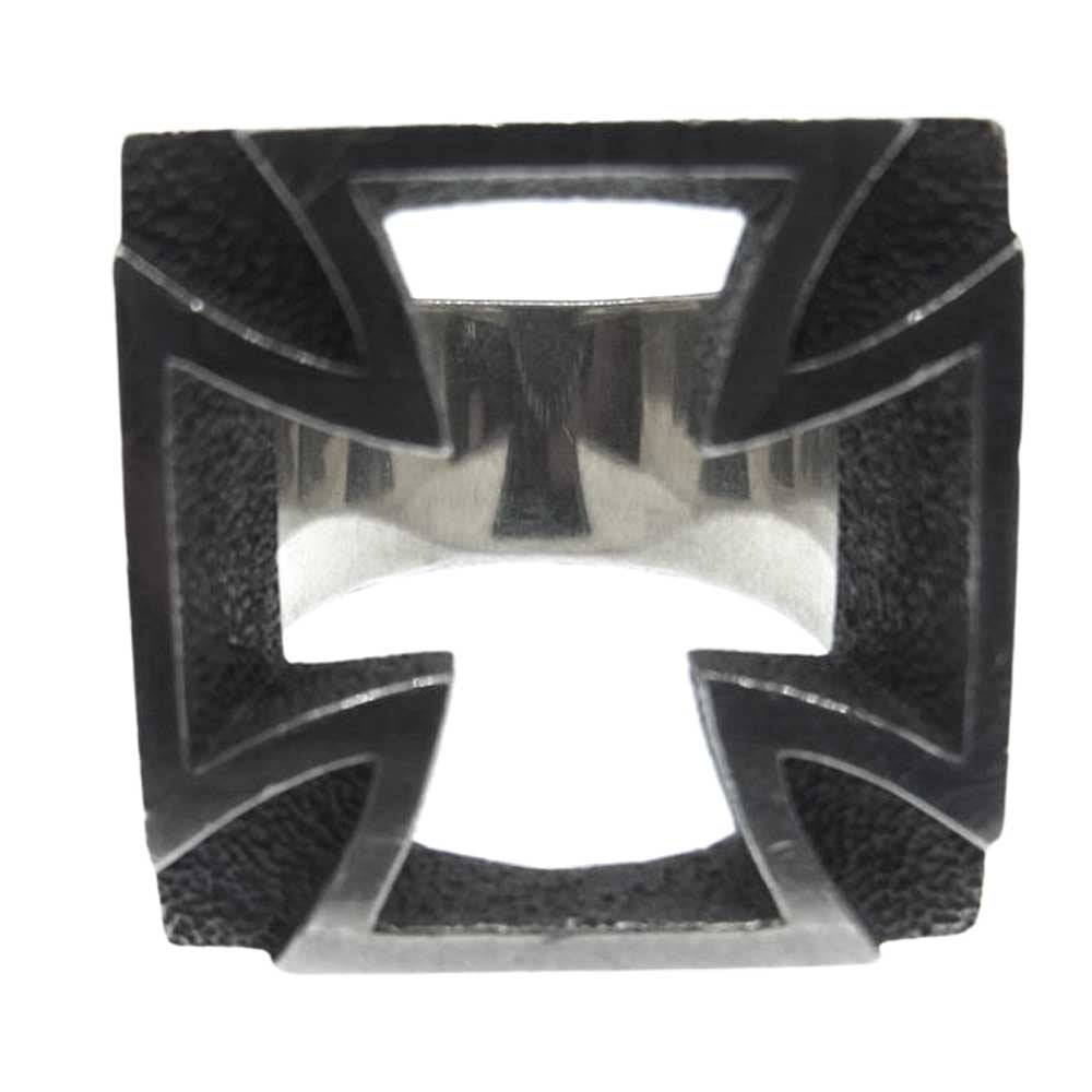 WEIRDO ウィアード IRON CROSS RING アイアンクロス リング シルバー シルバー系 19号【中古】