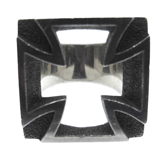 WEIRDO ウィアード IRON CROSS RING アイアンクロス リング シルバー シルバー系 19号【中古】
