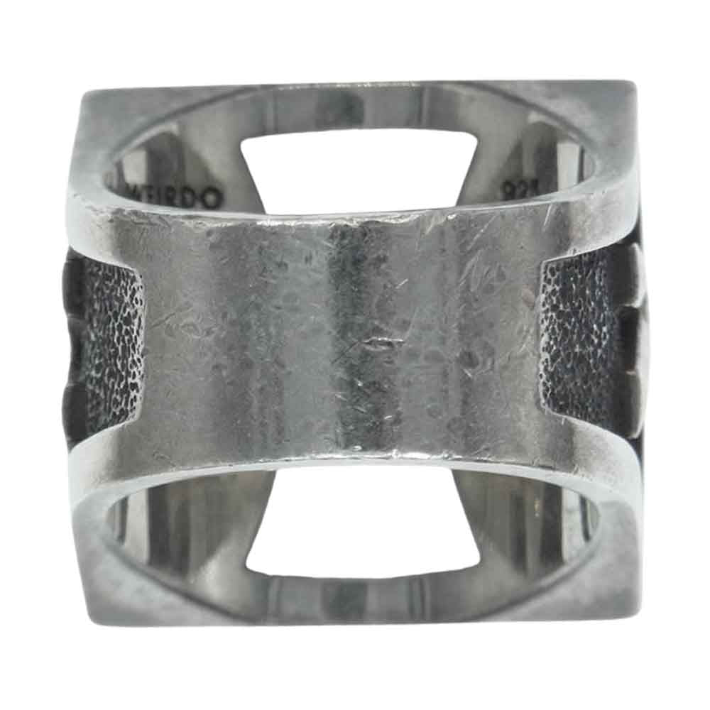 WEIRDO ウィアード IRON CROSS RING アイアンクロス リング シルバー シルバー系 19号【中古】