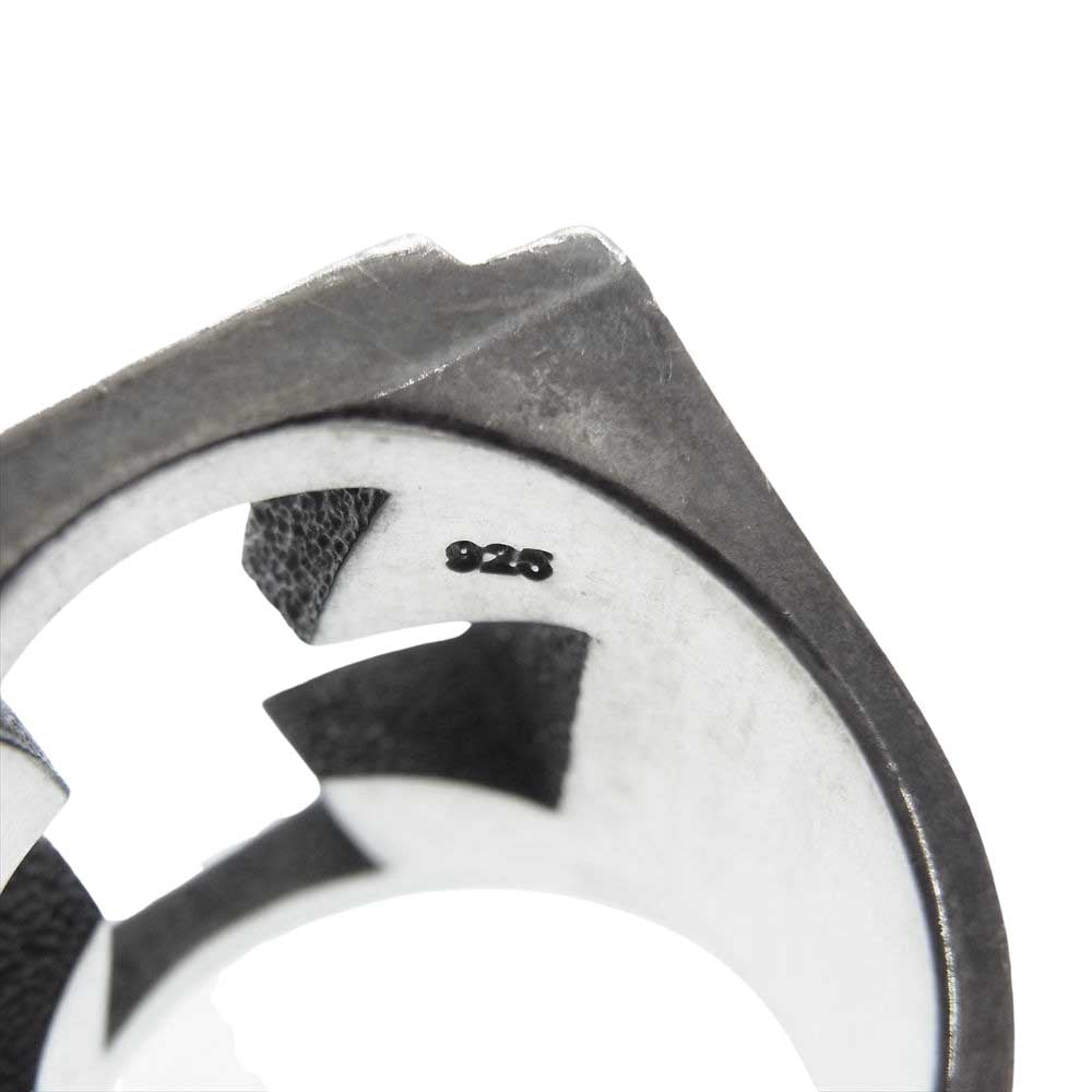 WEIRDO ウィアード IRON CROSS RING アイアンクロス リング シルバー シルバー系 19号【中古】