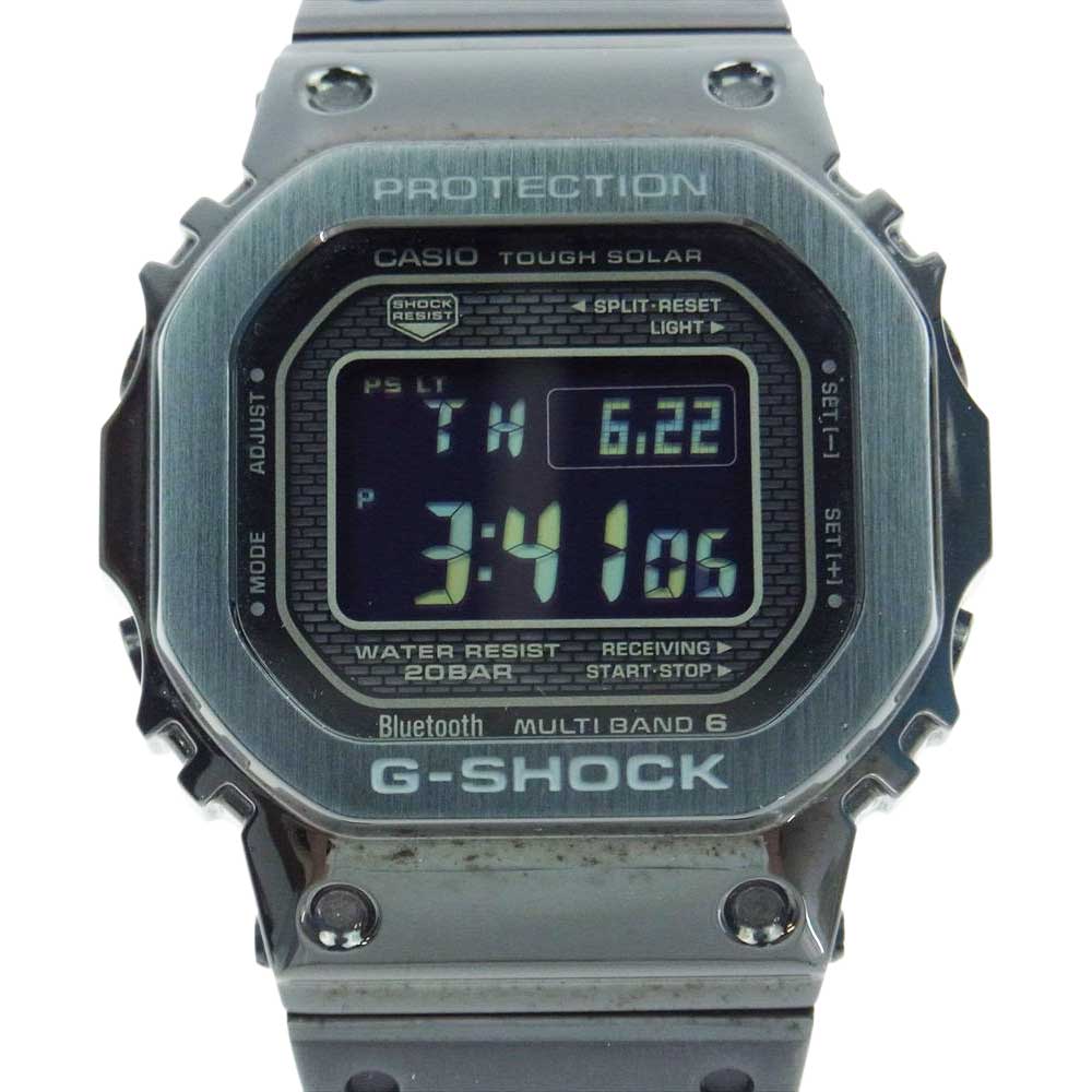 CASIO G-SHOCK カシオ ジーショック GMW-B5000GD-1JF フルメタル ソーラー電波 Bluetooth 腕時計  ブラック系【中古】