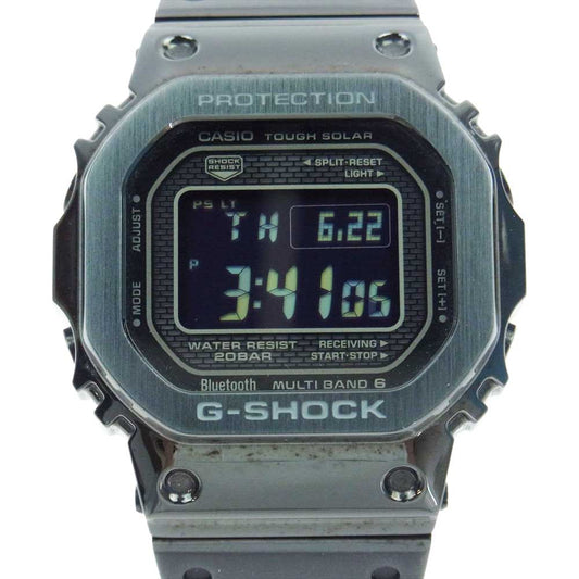 CASIO G-SHOCK カシオ ジーショック GMW-B5000GD-1JF フルメタル ソーラー電波 Bluetooth 腕時計  ブラック系【中古】