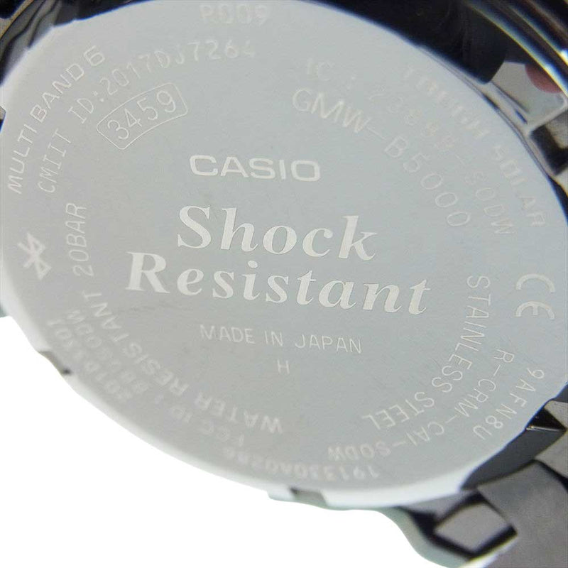 CASIO G-SHOCK カシオ ジーショック GMW-B5000GD-1JF フルメタル ソーラー電波 Bluetooth 腕時計  ブラック系【中古】