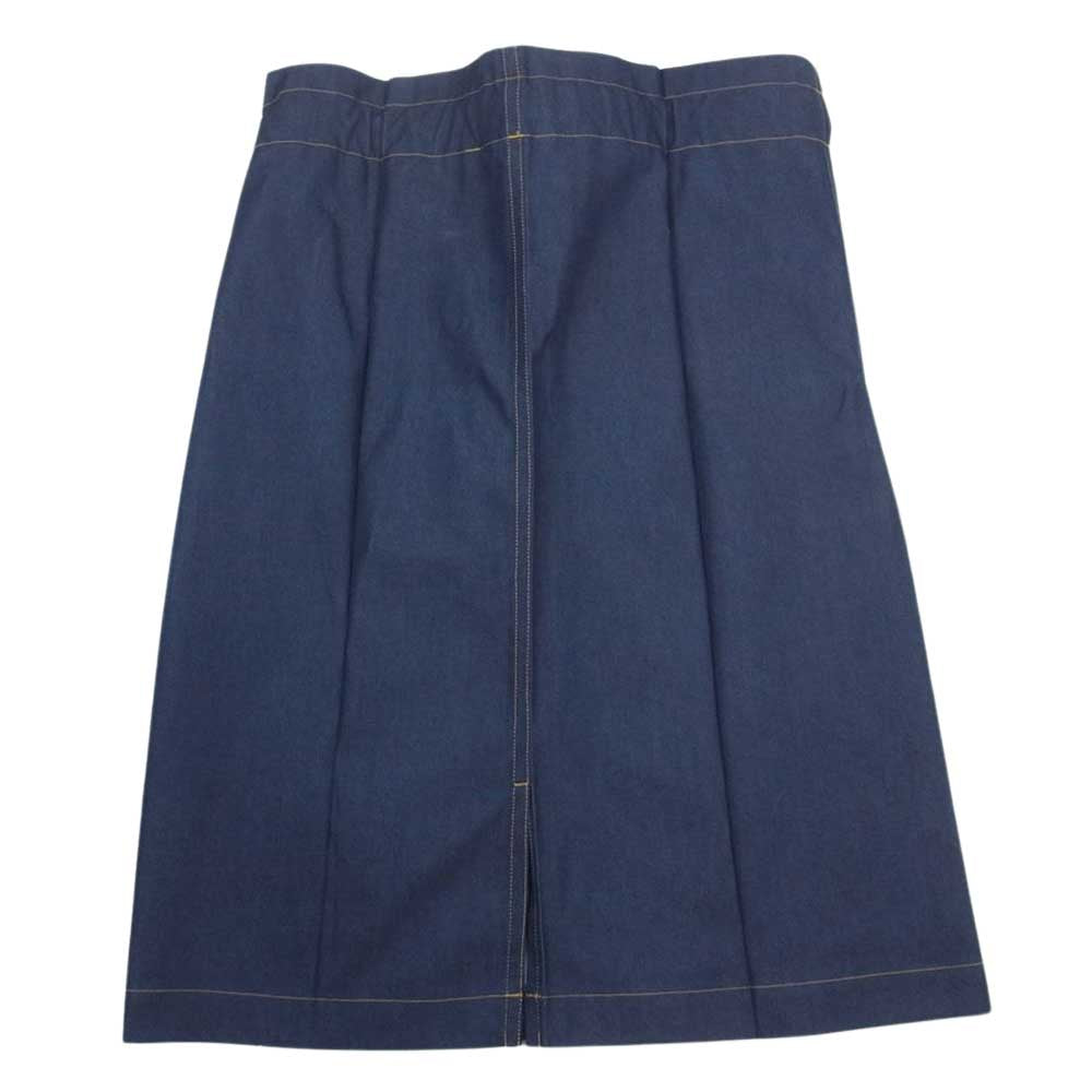 ISSEY MIYAKE イッセイミヤケ me ミー MI21FG251 デニム ベルテッド スカート インディゴブルー系【中古】