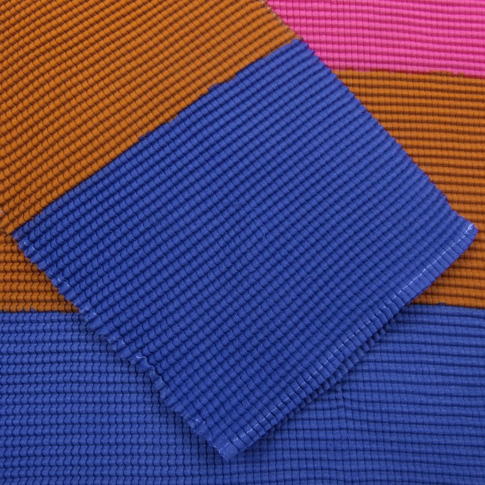 ISSEY MIYAKE イッセイミヤケ me  ミー MI23FJ631 ボックスプリーツ ボトル ネック ロング スリーブ ボーダー カットソー マルチカラー系【中古】