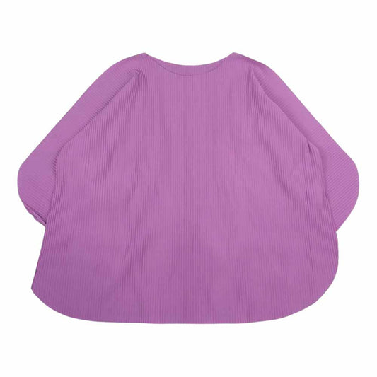 ISSEY MIYAKE イッセイミヤケ me ミー MI12KK622 プリーツ加工 ラウンドスリーブ カットソー ピンク系【中古】