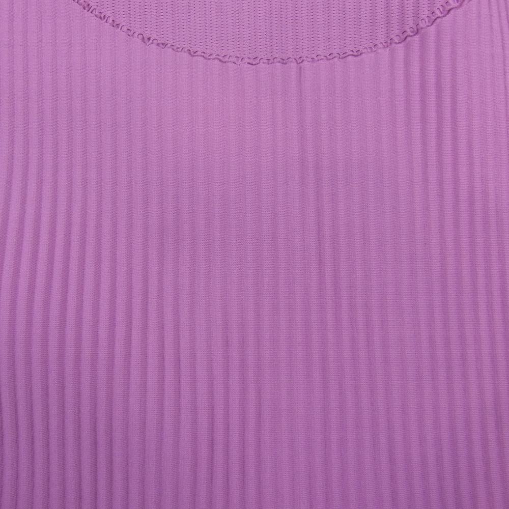 ISSEY MIYAKE イッセイミヤケ me ミー MI12KK622 プリーツ加工 ラウンドスリーブ カットソー ピンク系【中古】