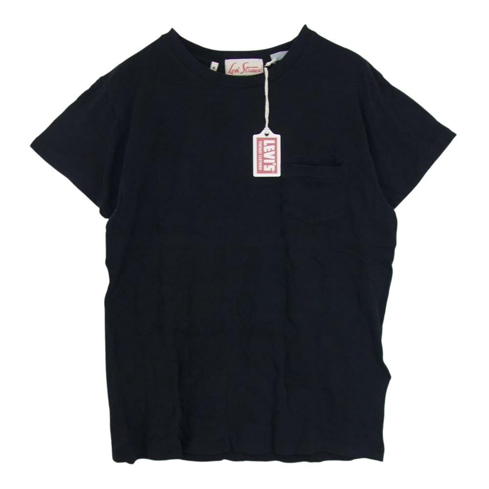 Levi's リーバイス 408500072 VINTAGE CLOTHING 1950S スポーツウェア Tシャツ ブラック系 JAPAN SIZE L【極上美品】【中古】