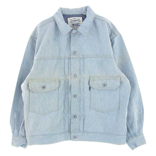 Levi's リーバイス A21120005 MADE&CRAFTED TUCKED TYPE II トラッカー デニム ジャケット インディゴブルー系 XS【極上美品】【中古】